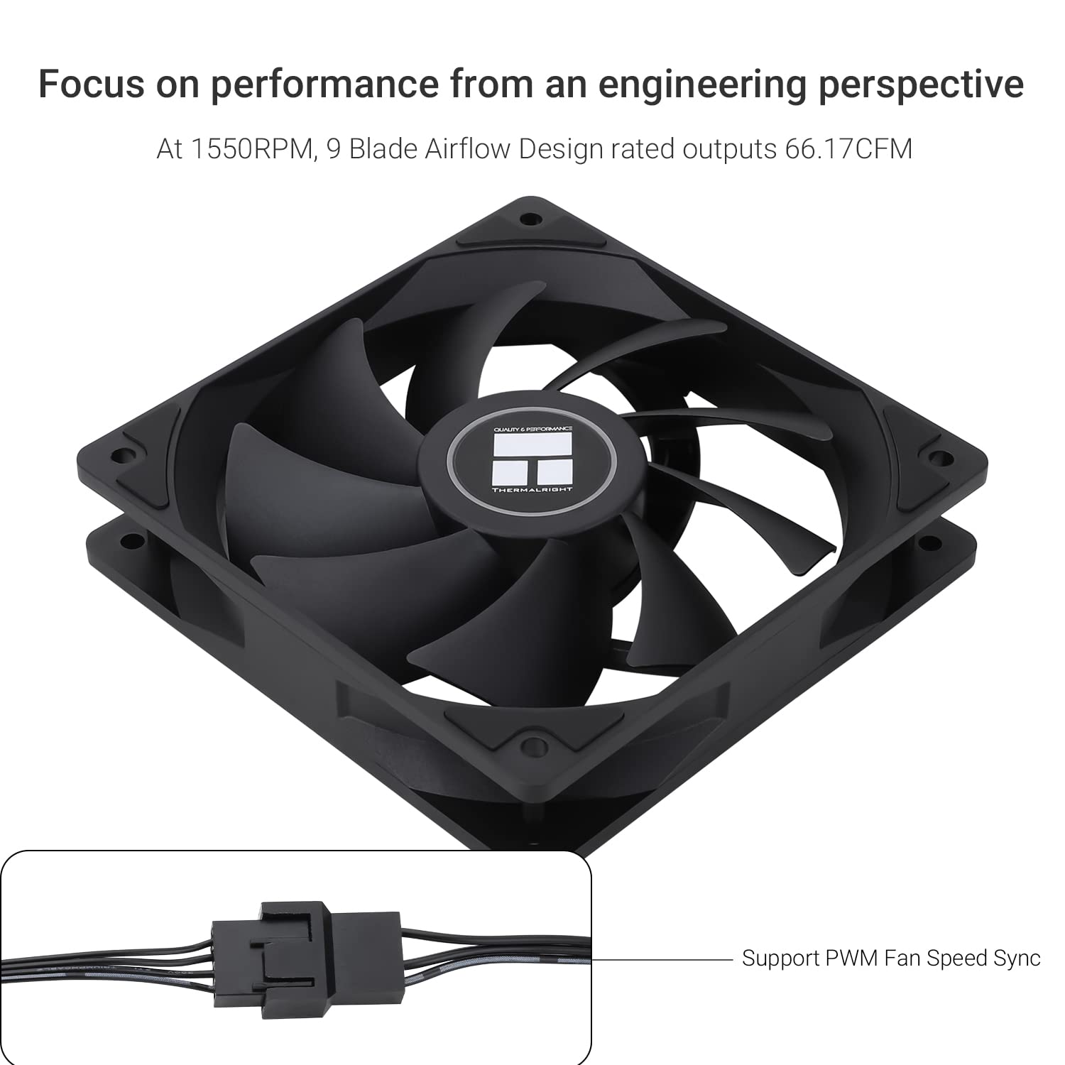 Amazon.co.jp: Thermalright TL-C12C CPUファン 120mm ケースクーラー